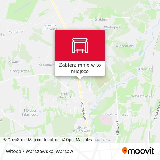 Mapa Witosa / Warszawska