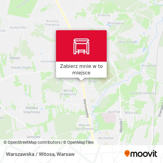 Mapa Warszawska / Witosa