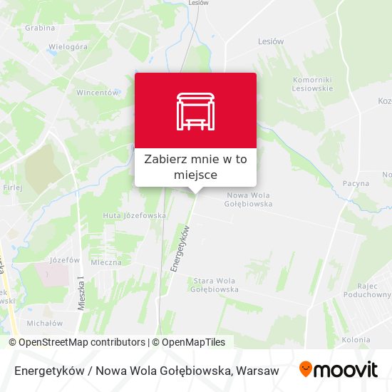 Mapa Energetyków / Nowa Wola Gołębiowska