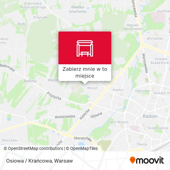 Mapa Osiowa / Krańcowa