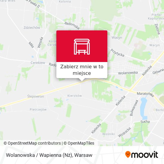 Mapa Wolanowska / Wapienna (Nż)