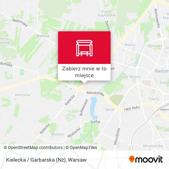 Mapa Kielecka / Garbarska (Nż)