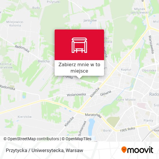 Mapa Przytycka / Uniwersytecka