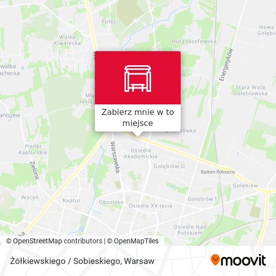 Mapa Żółkiewskiego / Sobieskiego