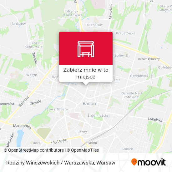 Mapa Rodziny Winczewskich / Warszawska