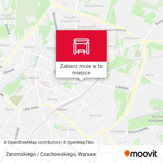 Mapa Żeromskiego / Czachowskiego