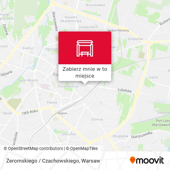 Mapa Żeromskiego / Czachowskiego