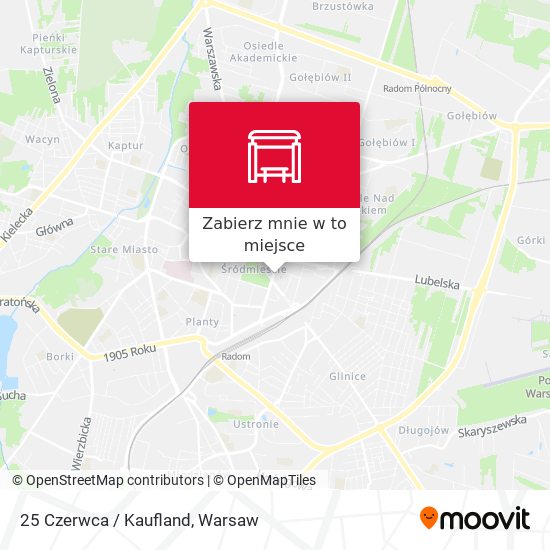 Mapa 25 Czerwca / Kaufland