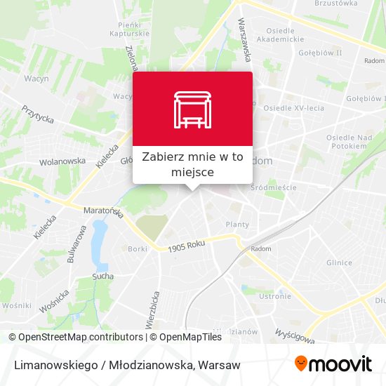 Mapa Limanowskiego / Młodzianowska