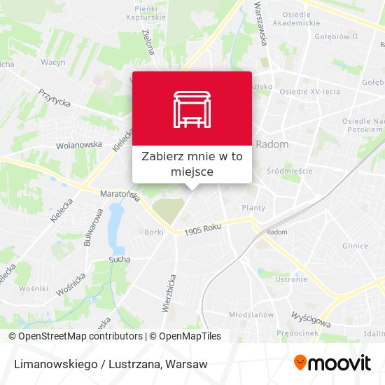 Mapa Limanowskiego / Lustrzana