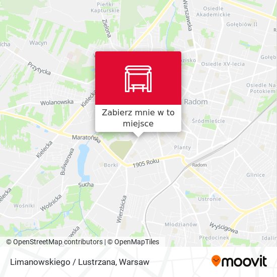 Mapa Limanowskiego / Lustrzana