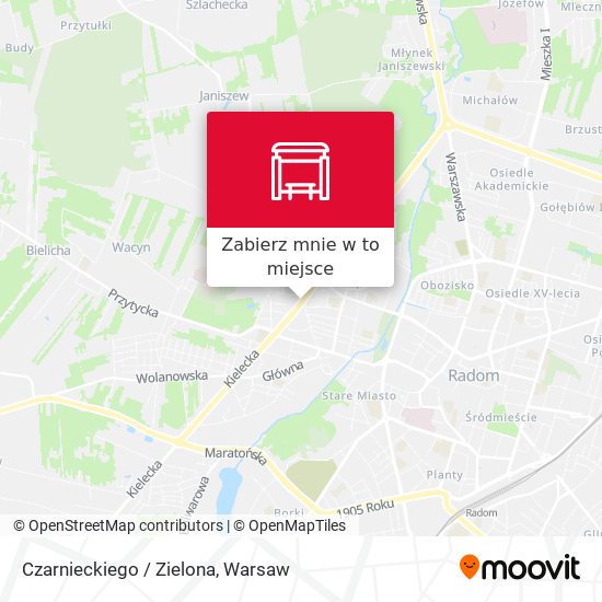 Mapa Czarnieckiego / Zielona