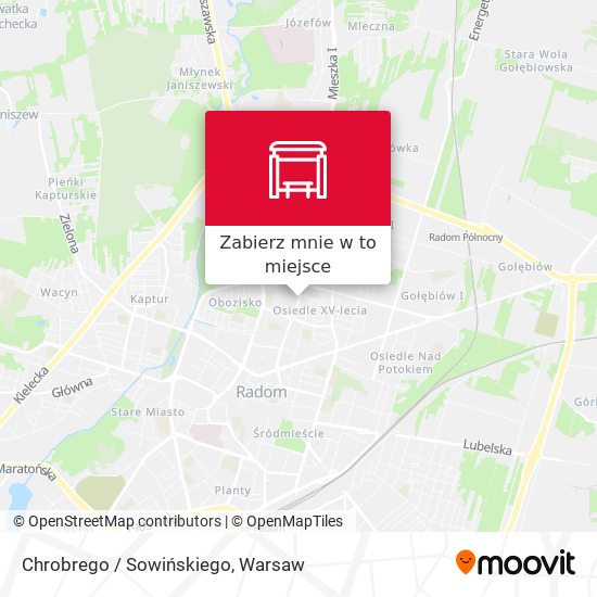 Mapa Chrobrego / Sowińskiego