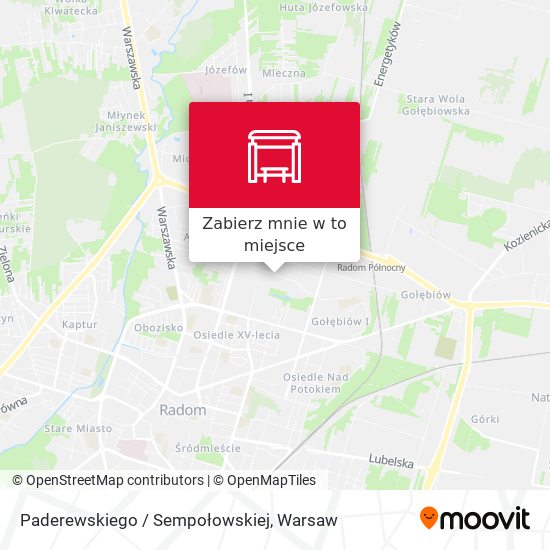 Mapa Paderewskiego / Sempołowskiej