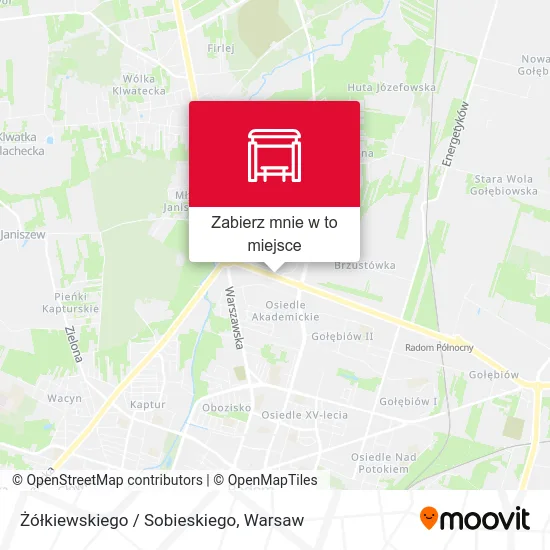 Mapa Żółkiewskiego / Sobieskiego