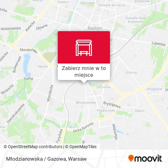 Mapa Młodzianowska / Gazowa