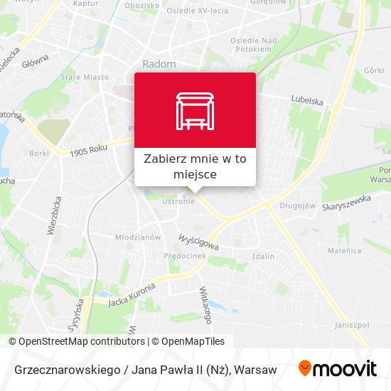 Mapa Grzecznarowskiego / Jana Pawła II (Nż)