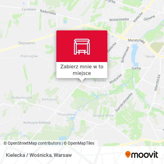 Mapa Kielecka / Wośnicka