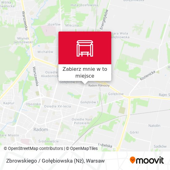 Mapa Zbrowskiego / Gołębiowska (Nż)