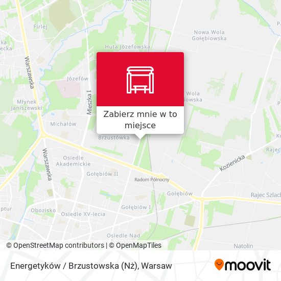 Mapa Energetyków / Brzustowska (Nż)