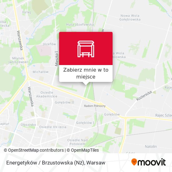 Mapa Energetyków / Brzustowska (Nż)