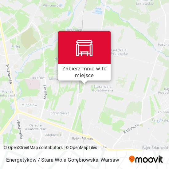 Mapa Energetyków / Stara Wola Gołębiowska