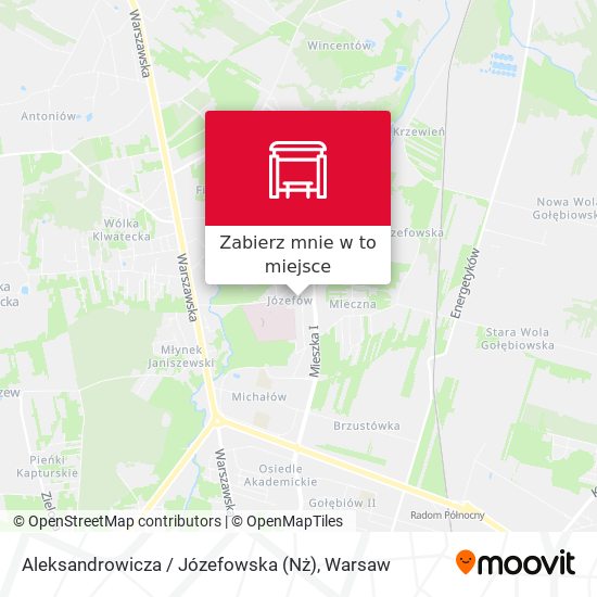 Mapa Aleksandrowicza / Józefowska (Nż)