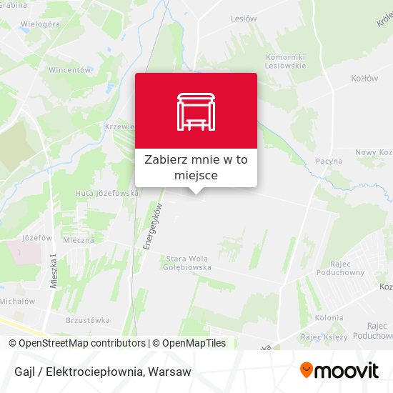 Mapa Gajl / Elektrociepłownia