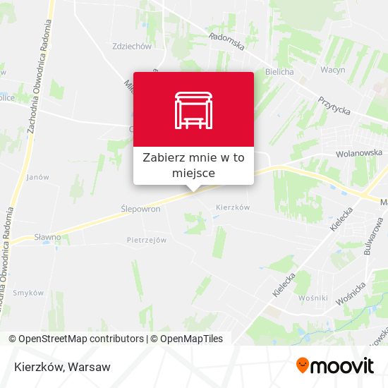 Mapa Kierzków