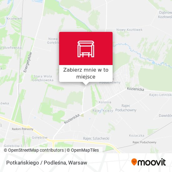 Mapa Potkańskiego / Podleśna