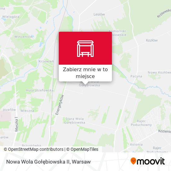 Mapa Nowa Wola Gołębiowska II