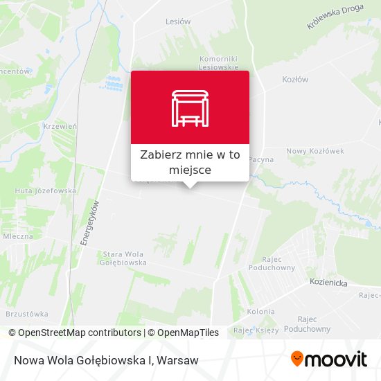 Mapa Nowa Wola Gołębiowska I