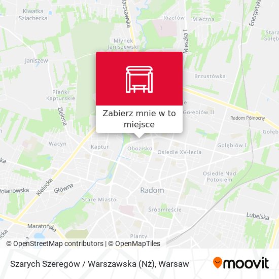 Mapa Szarych Szeregów / Warszawska (Nż)