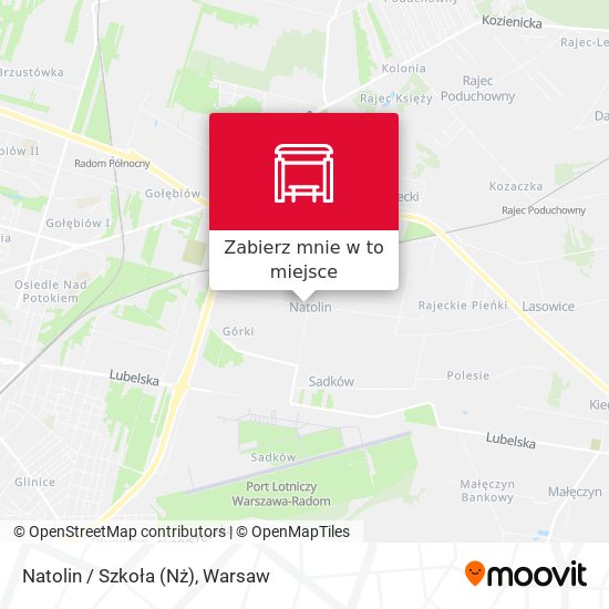 Mapa Natolin / Szkoła (Nż)