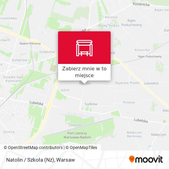 Mapa Natolin / Szkoła (Nż)