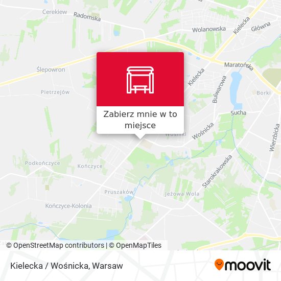 Mapa Kielecka / Wośnicka