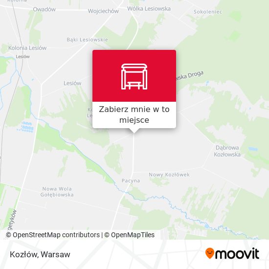 Mapa Kozłów