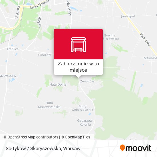 Mapa Sołtyków / Skaryszewska