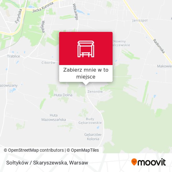 Mapa Sołtyków / Skaryszewska