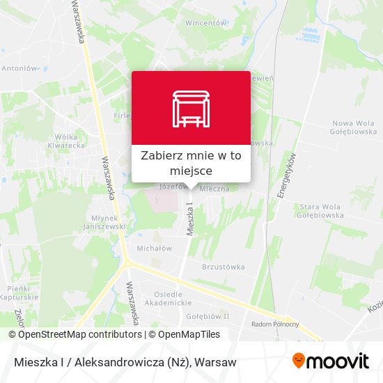 Mapa Mieszka I / Aleksandrowicza (Nż)