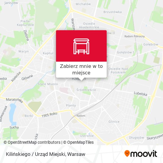 Mapa Kilińskiego / Urząd Miejski