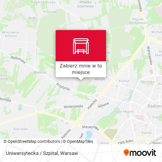 Mapa Uniwersytecka / Szpital