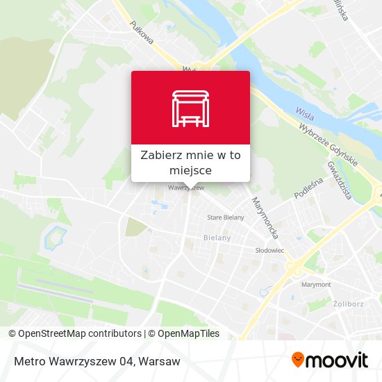 Mapa Metro Wawrzyszew