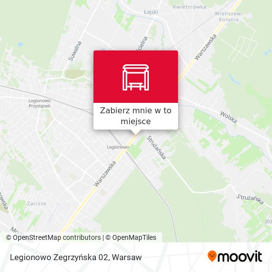 Mapa Legionowo Zegrzyńska 02