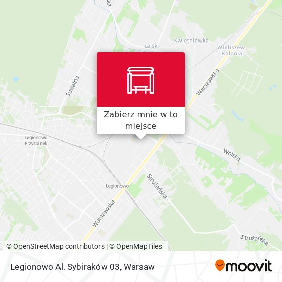 Mapa Legionowo Al. Sybiraków 03