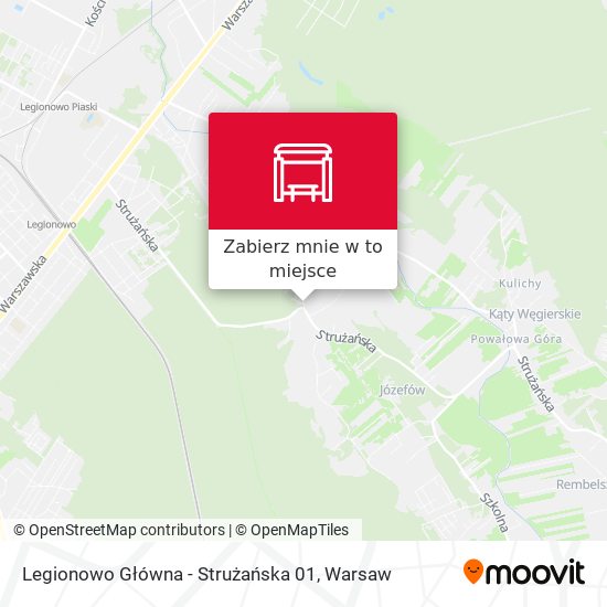 Mapa Legionowo Główna - Strużańska 01