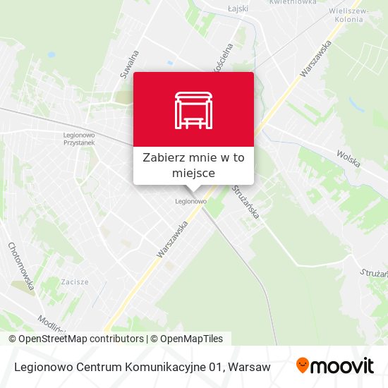 Mapa Legionowo Centrum Komunikacyjne 01