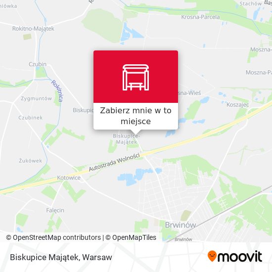 Mapa Biskupice Majątek