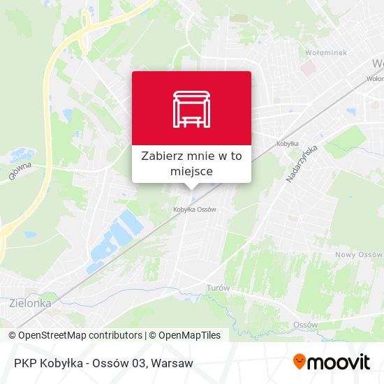 Mapa PKP Kobyłka - Ossów 03