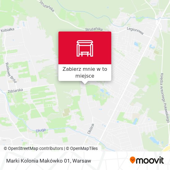 Mapa Marki Kolonia Makówko 01